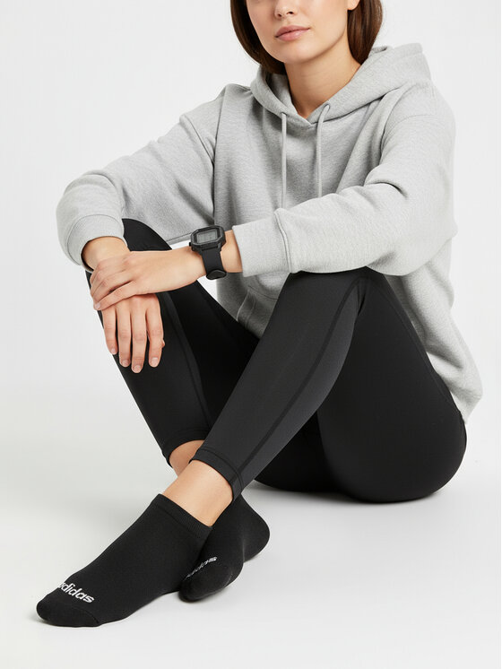 adidas adidas Къси чорапи C-IC1299 3-PACK Черен