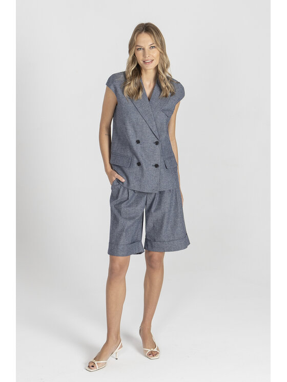 Deni Cler Milano Deni Cler Milano Marynarka T-DC-6021-E2-40-58-1 Granatowy