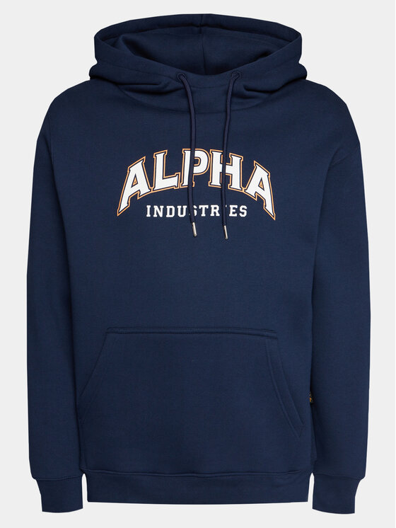 Alpha industries navy hoodie outlet