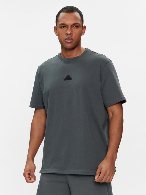 adidas adidas Marškinėliai City Escape IN3709 Žalia Loose Fit