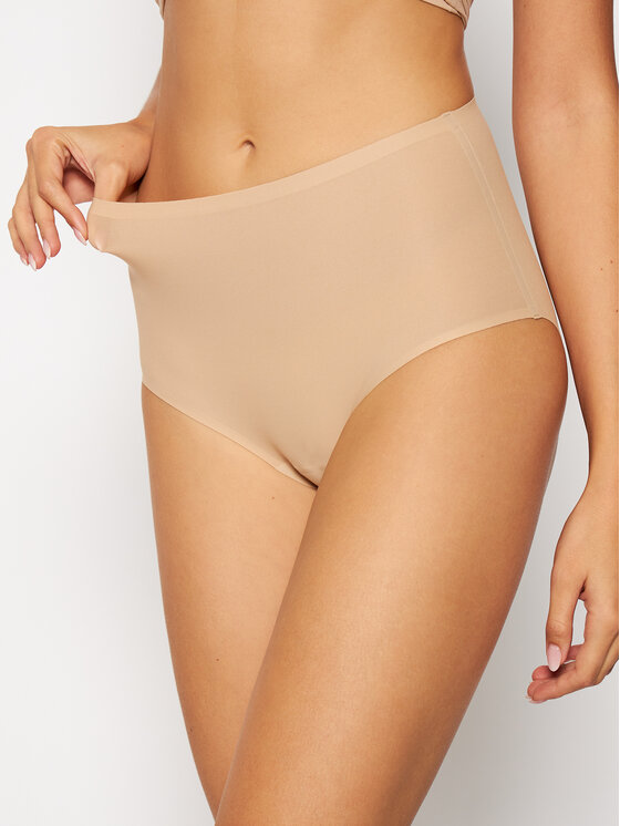 Chantelle Chantelle Klassischer Damenslip mit hoher Taille Soft Stretch C26470 Beige
