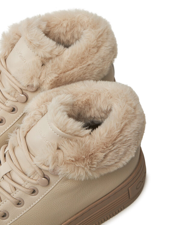 Calvin Klein Jeans Calvin Klein Jeans Čizme Bold Platf Low Laceup Mg YW0YW01590 Bež