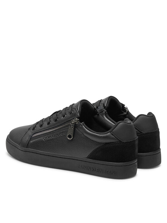 Calvin Klein Jeans Calvin Klein Jeans Laisvalaikio batai Classic Cupsole Zip Low In YM0YM01254 Juoda