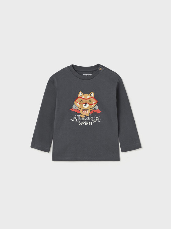 Mayoral Mayoral Блуза 2.025 Сив Regular Fit