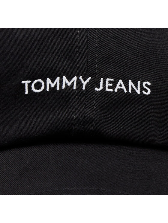 Tommy Jeans Tommy Jeans Kšiltovka Linear Logo AW0AW15845 Černá