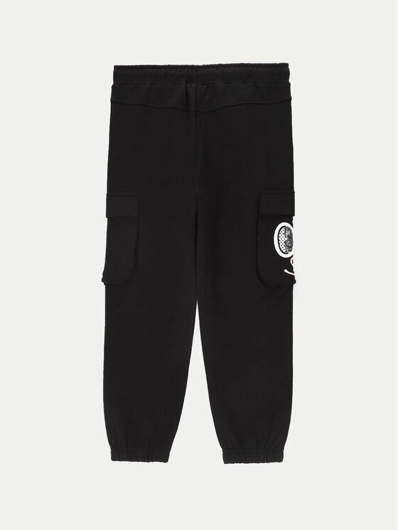Coccodrillo Coccodrillo Παντελόνι φόρμας ZC4120102CGK Μαύρο Regular Fit