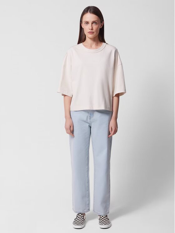 Outhorn Outhorn Jeansy OTHWSS24TTROF723-32S Granatowy Straight Leg