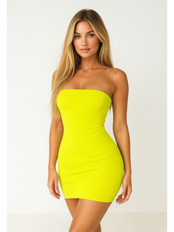 Nudyess Nudyess Vestito estivo 1022A Verde Fitted Fit