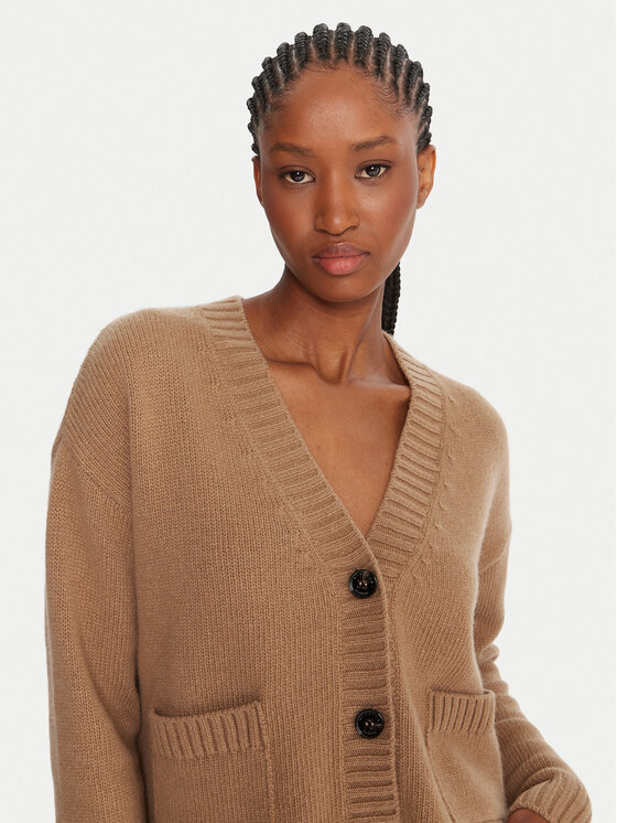 Weekend Max Mara Weekend Max Mara Cardigan Filmato 2525346062 Beige Regular Fit