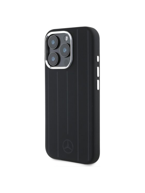 Etui na telefon Mercedes-Benz, Czarne, Apple iPhone 16 Pro