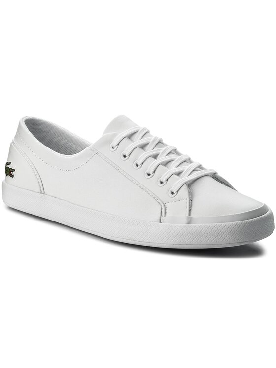 lacoste graduate trainers white