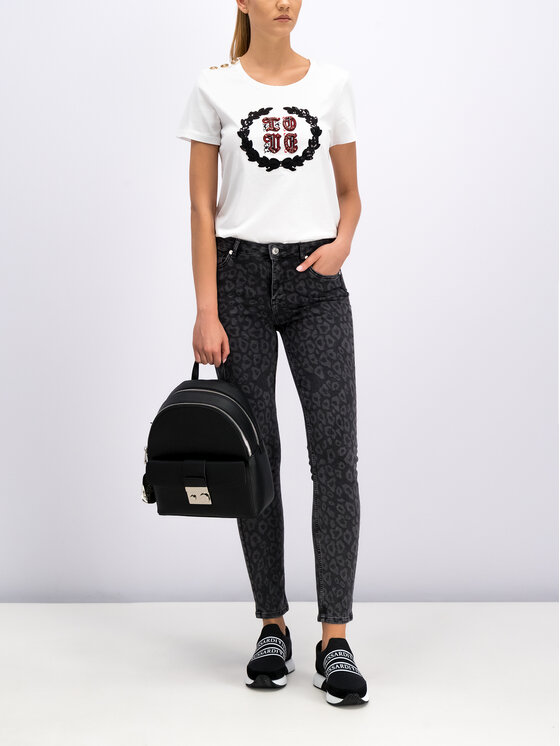 Silvian Heach Silvian Heach Marškinėliai PGA19534TS Balta Regular Fit