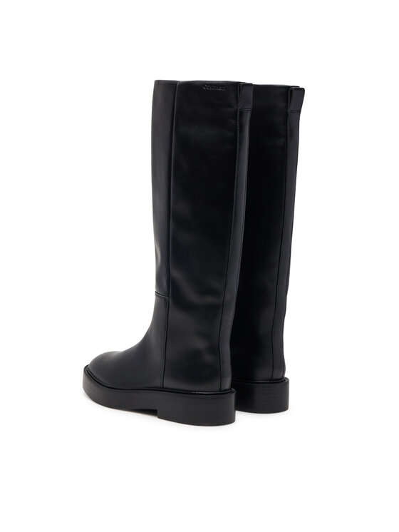 Calvin Klein Calvin Klein Kozaki Conc Welt High Boot Lth HW0HW03213 Czarny