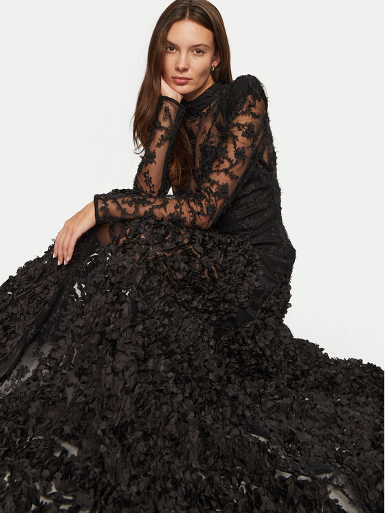 Babylon Babylon Abendkleid S00800 Schwarz Regular Fit