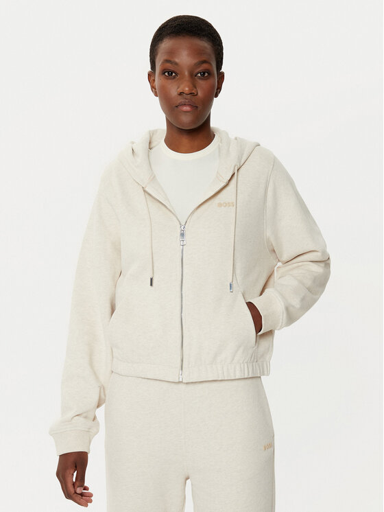 BOSS BOSS Majica dugih rukava C_Emus 50531834 Bež Regular Fit
