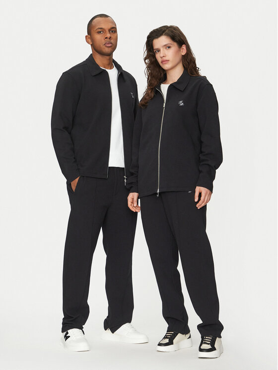 Filling Pieces Filling Pieces Текстилни панталони Unisex Coach 7613397 Черен Regular Fit