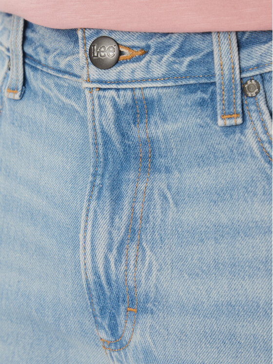 Lee Lee Jeans hlače West 112363966 Modra Straight Fit