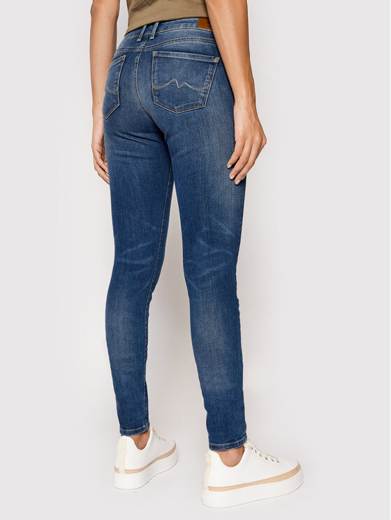 Pepe Jeans Pepe Jeans Jeansy Soho PL204174 Modrá Skinny Fit