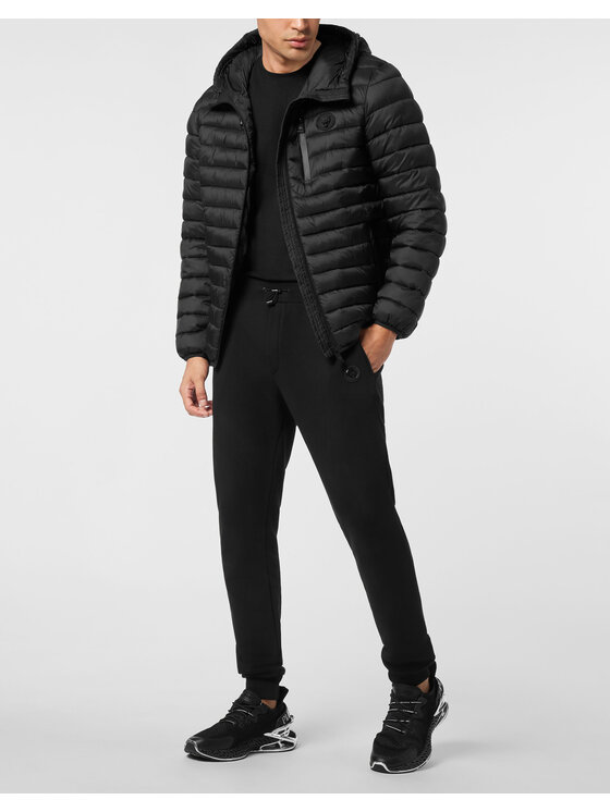 Plein Sport Plein Sport Kurtka puchowa 24009 Czarny Regular Fit