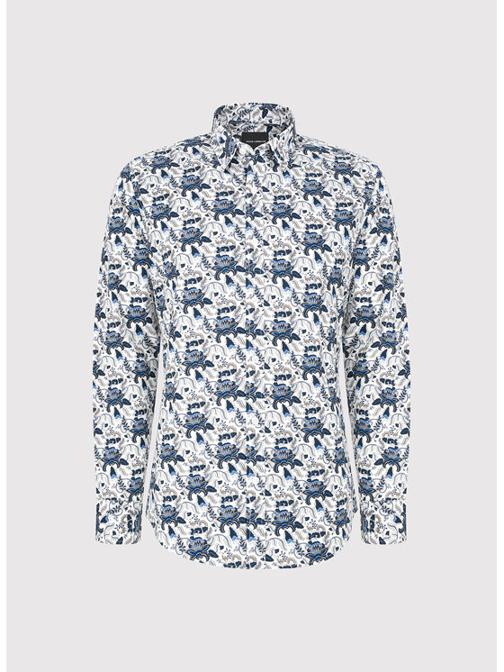 Pako Lorente Pako Lorente Koszula P25WN-1X-035 Biały Slim Fit