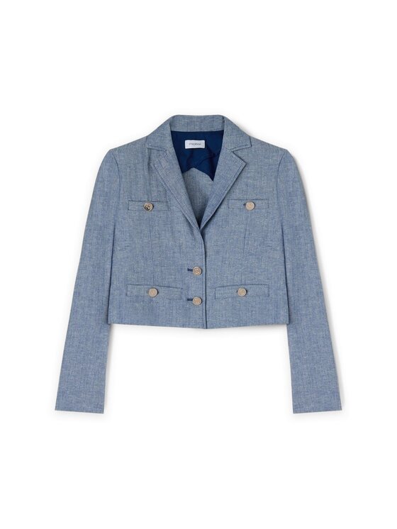 Motivi Motivi Giacca di transizione Q707Q000917N024 Turchese Regular Fit