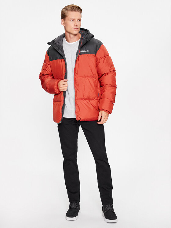 Columbia Columbia Kurtka zimowa Puffect™ Hooded Jacket 200841 Pomarańczowy Regular Fit
