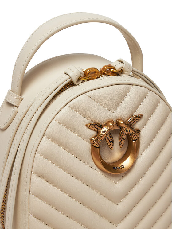 PINKO Pinko Σακίδιο Love Click Mini Backpack . AI 24-25 PLTT 103614 A1J2 Μπεζ