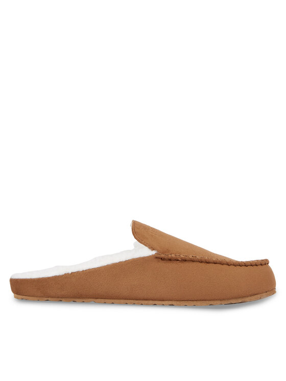 Tommy Hilfiger Papuče Hilfiger Mocassin Homeslipper FM0FM04769 Hnedá