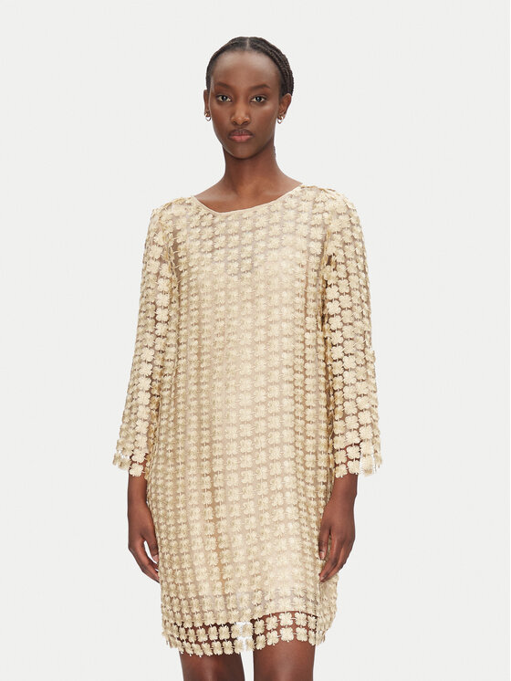 Bruuns Bazaar Bruuns Bazaar Coctailkleid Yva BBW4530 Goldfarben Regular Fit