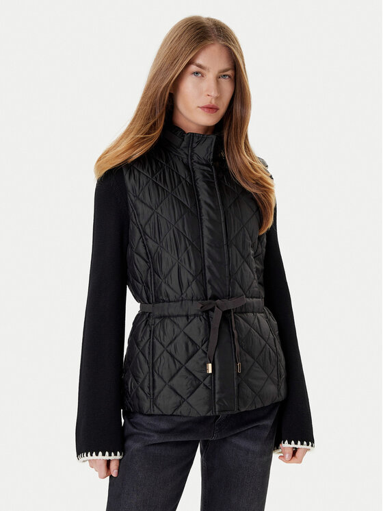 MICHAEL Michael Kors MICHAEL Michael Kors Αμάνικο Μπουφάν MT520JM3SB Μαύρο Regular Fit