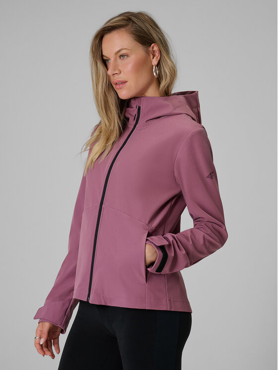 4F 4F Kurtka przejściowa URBAN COMMUTER Różowy Regular Fit