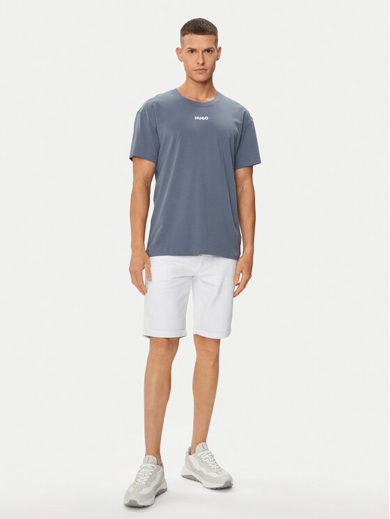 HUGO Hugo T-särk Linked 50518646 Sinine Relaxed Fit