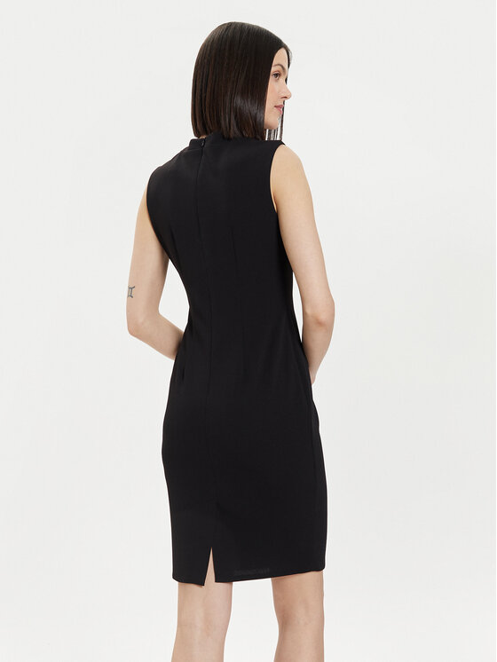 Rinascimento Rinascimento Rochie cocktail CFC0118282003 Negru Regular Fit