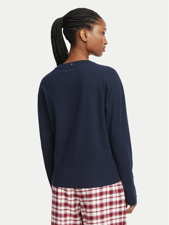 Tommy Hilfiger Tommy Hilfiger Μπλουζάκι UW0UW06593 Σκούρο μπλε Relaxed Fit