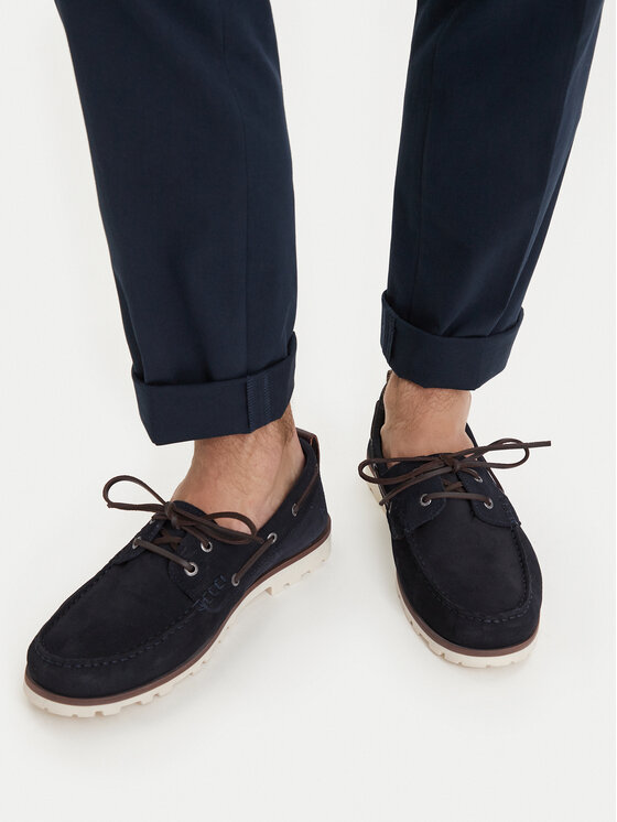 Tommy Hilfiger Tommy Hilfiger Mokasīni Light Sde FM0FM05747 Tumši zils
