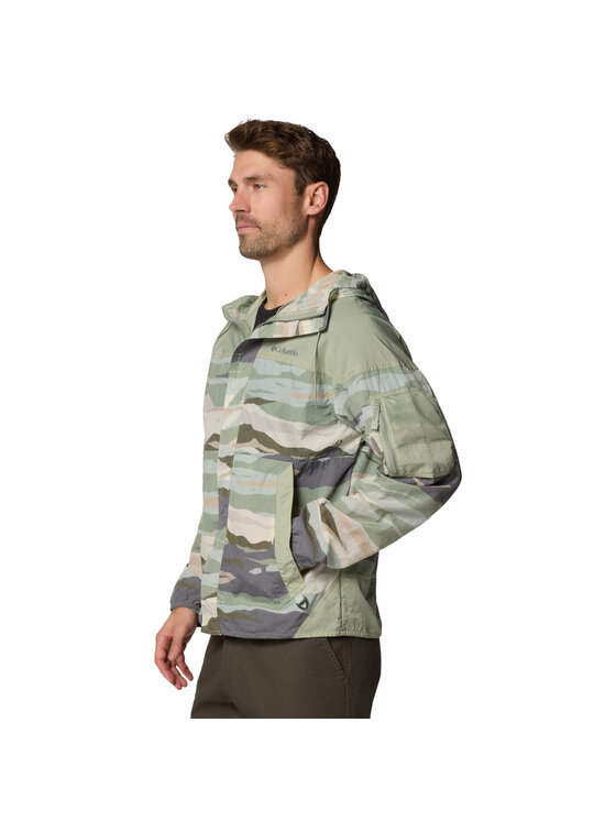Columbia Columbia Giacca di transizione Columbia Challenger II Novelty Windbreaker Jacket Verde Regular Fit