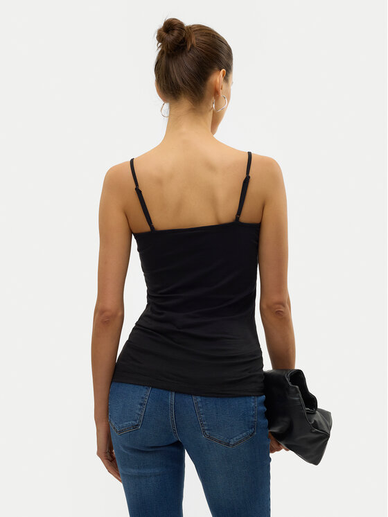 Vero Moda Vero Moda Marškinėliai My Soft 10152911 Juoda Regular Fit