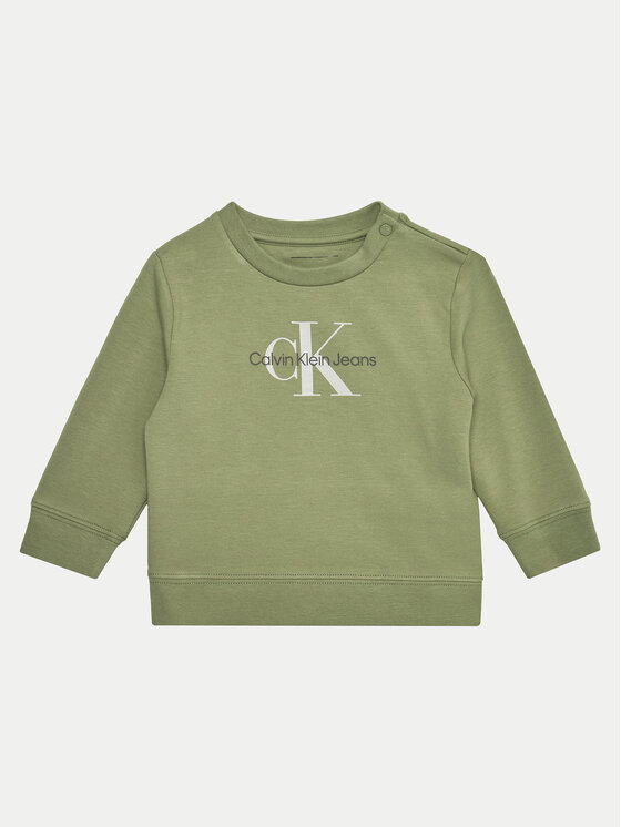 Calvin Klein Jeans Calvin Klein Jeans Set trenerka Monogram Starter IN0IN00011 Zelena Regular Fit