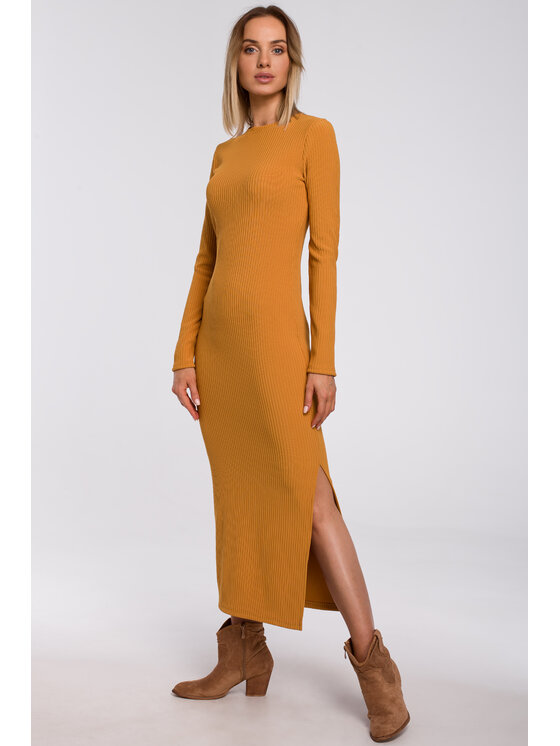 Made of Emotion Made of Emotion Vestito di maglia M544 Giallo