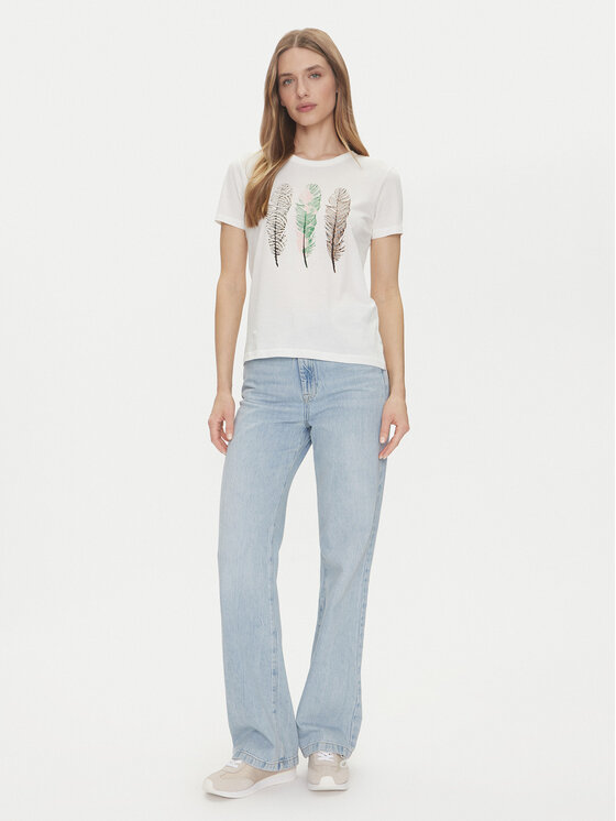 JDY JDY T-Shirt Michigan 15311702 Biały Regular Fit