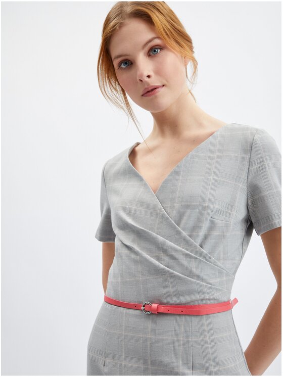 Orsay Orsay Sukienka 490466887000__38 Szary Regular Fit