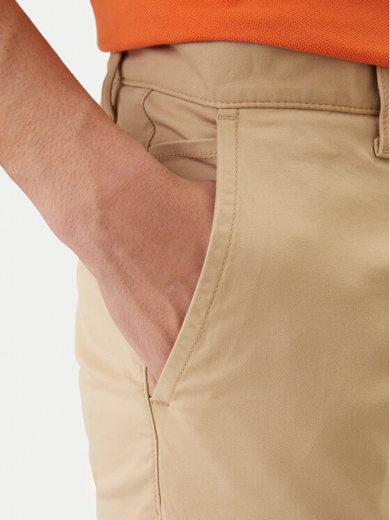 Tommy Jeans Tommy Jeans Pantaloncini di tessuto Scanton DM0DM22852 Beige Slim Fit