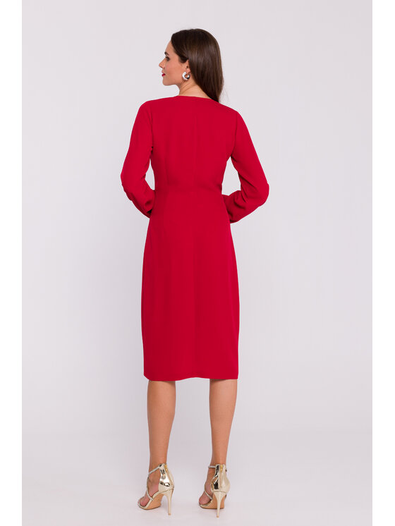 Stylove Stylove Večerní šaty S384 Červená Ladies Fit