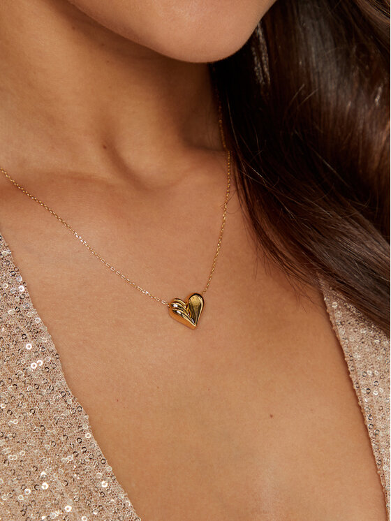 Guess Guess Ogrlica JSBN04 426JW Zlatna