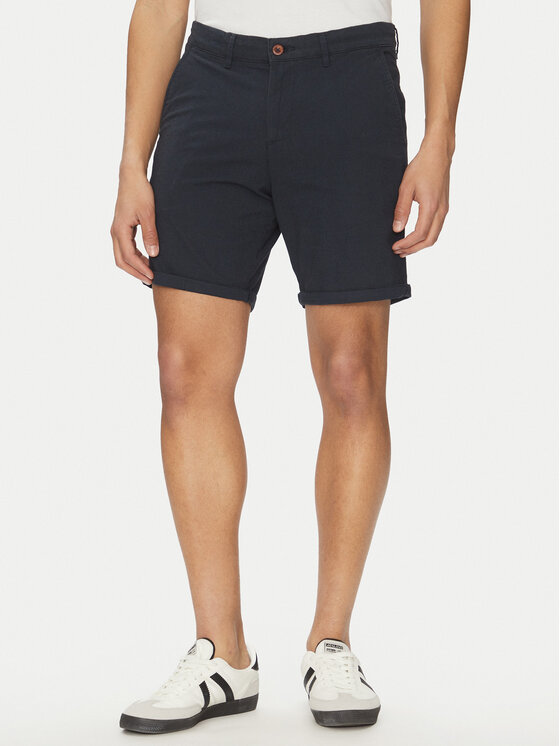 Jack & Jones Jack & Jones Pantalon scurți din material Marco 12269494 Bleumarin Regular Fit