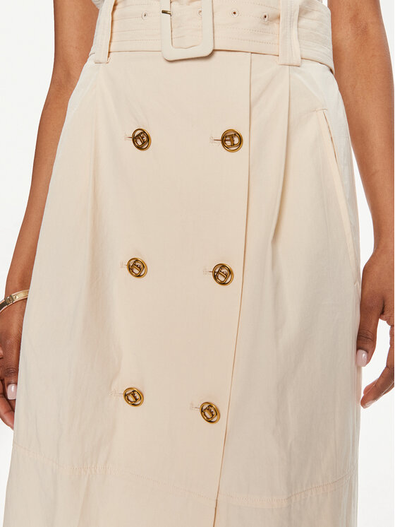 TWINSET TWINSET Пола тип трапец 241TT2055 Бежов Regular Fit