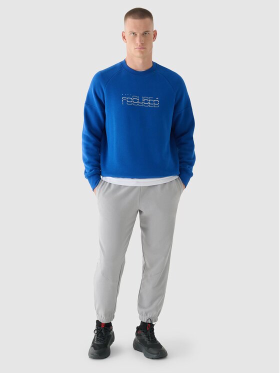 4F 4F Felpa 4FWAW24TSWSM1255-33S Blu Regular Fit