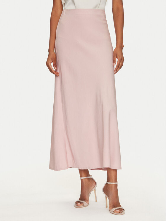 ONLY ONLY Maxi szoknya Chigo 15338282 Rózsaszín Regular Fit