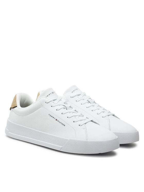 Tommy Hilfiger Tommy Hilfiger Снікерcи Th Court Lth Detail Ess FM0FM05367 Білий