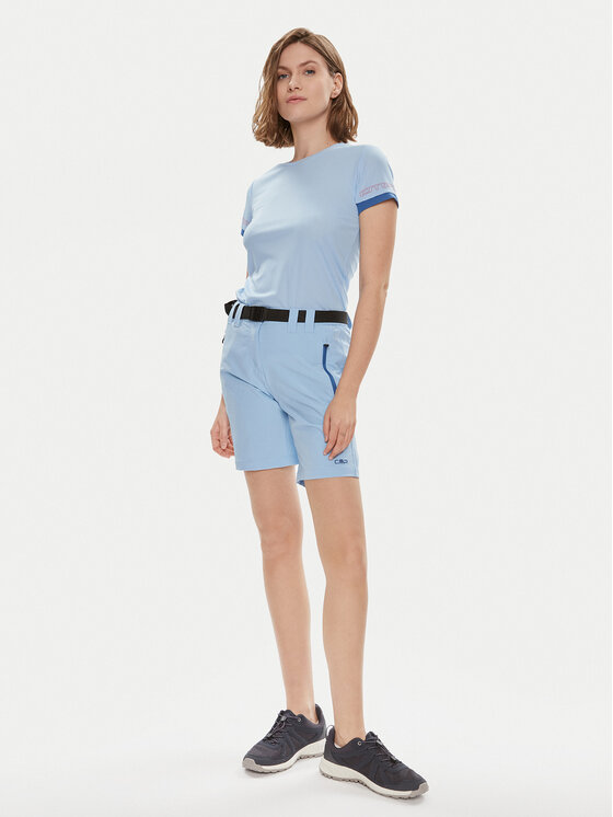 CMP CMP Maglietta tecnica 33N6316 Celeste Regular Fit